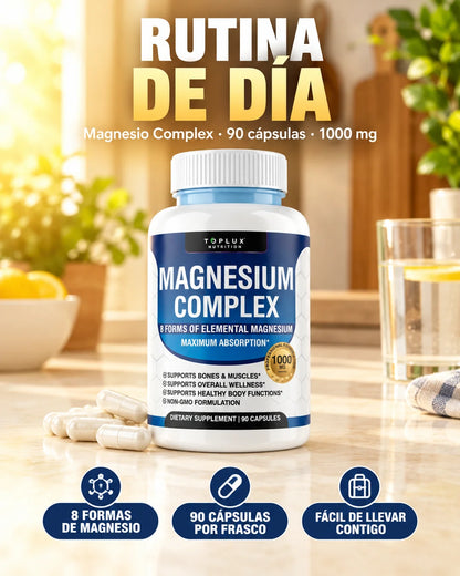 Rutina de día: Magnesio Complex, 90 cápsulas, 1000 mg